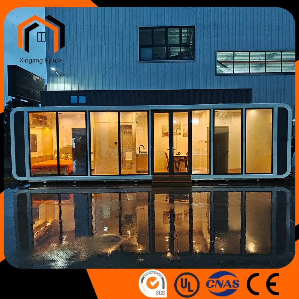 Mobile Outdoor Portable Customized Modular Apple Cabin House with Kitchen