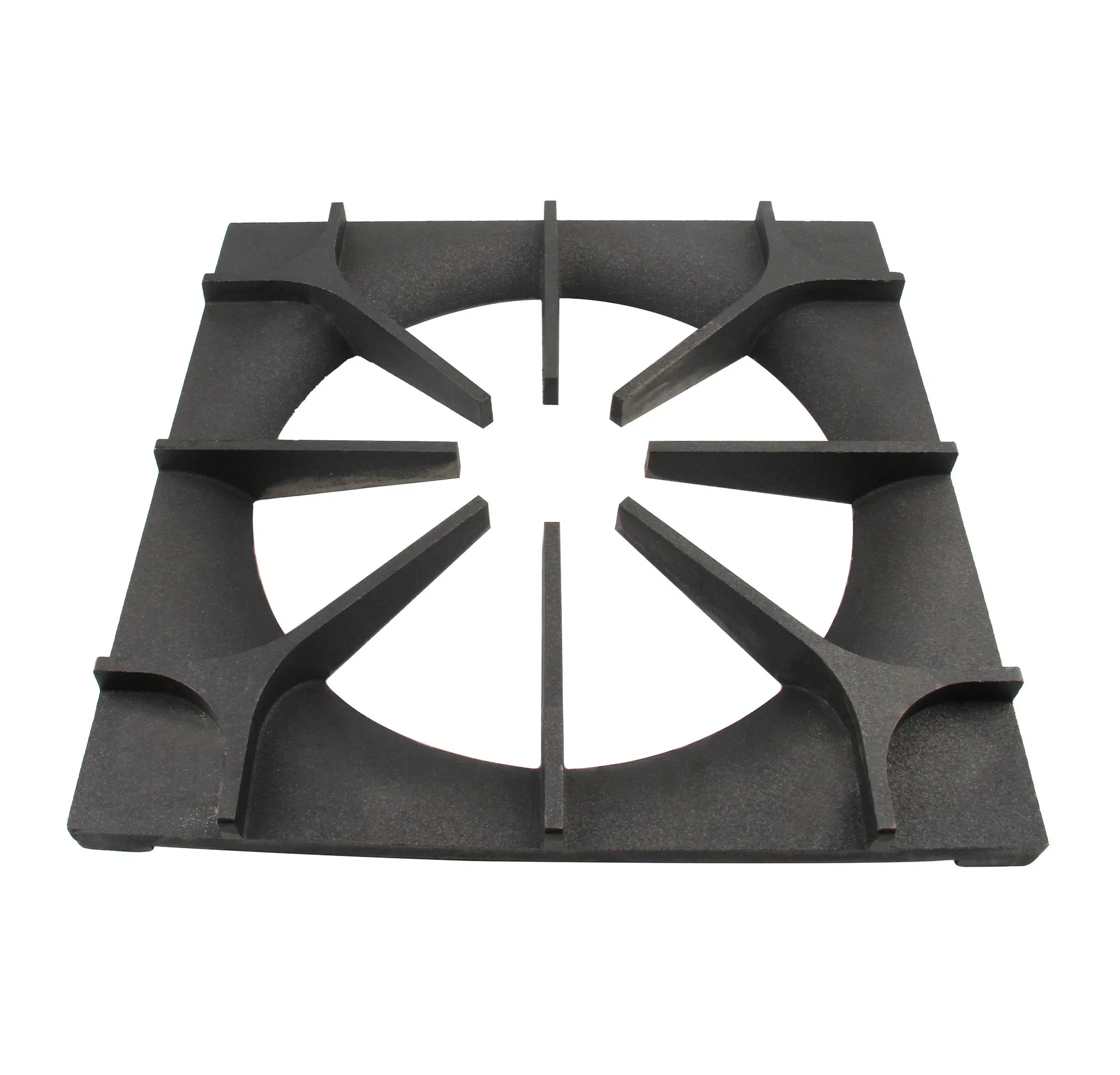 Durable Customized Cast Iron Oven Support Grate with Hi-Heat Semigloss Black Paint