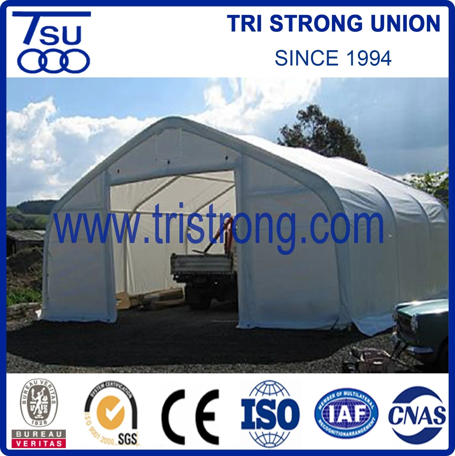 Large Portable Industrial Prefabricated Warehouse with PE/PVC Cover (TSU-2630/TSU-2652/TSU-2682)