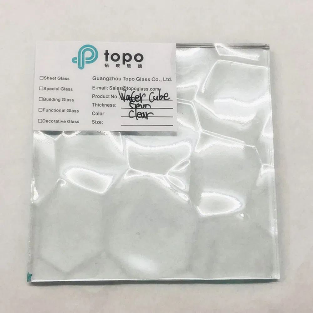 Translucent Step Perspective Water Cube Glass for Door Glass (CP-TP)