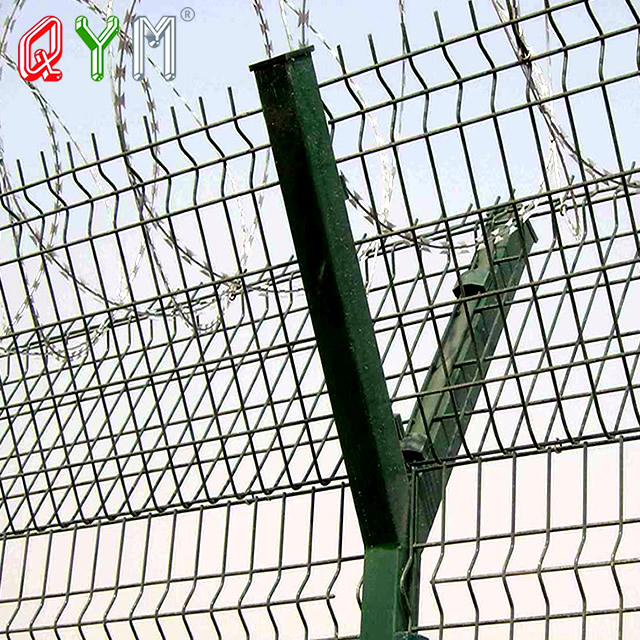 High Security Airport Anti Climbing Fence Prison Razor Blade Fence