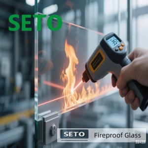 5mm 6mm Fireproof, Fireplace, Fireproof Architectural Glass