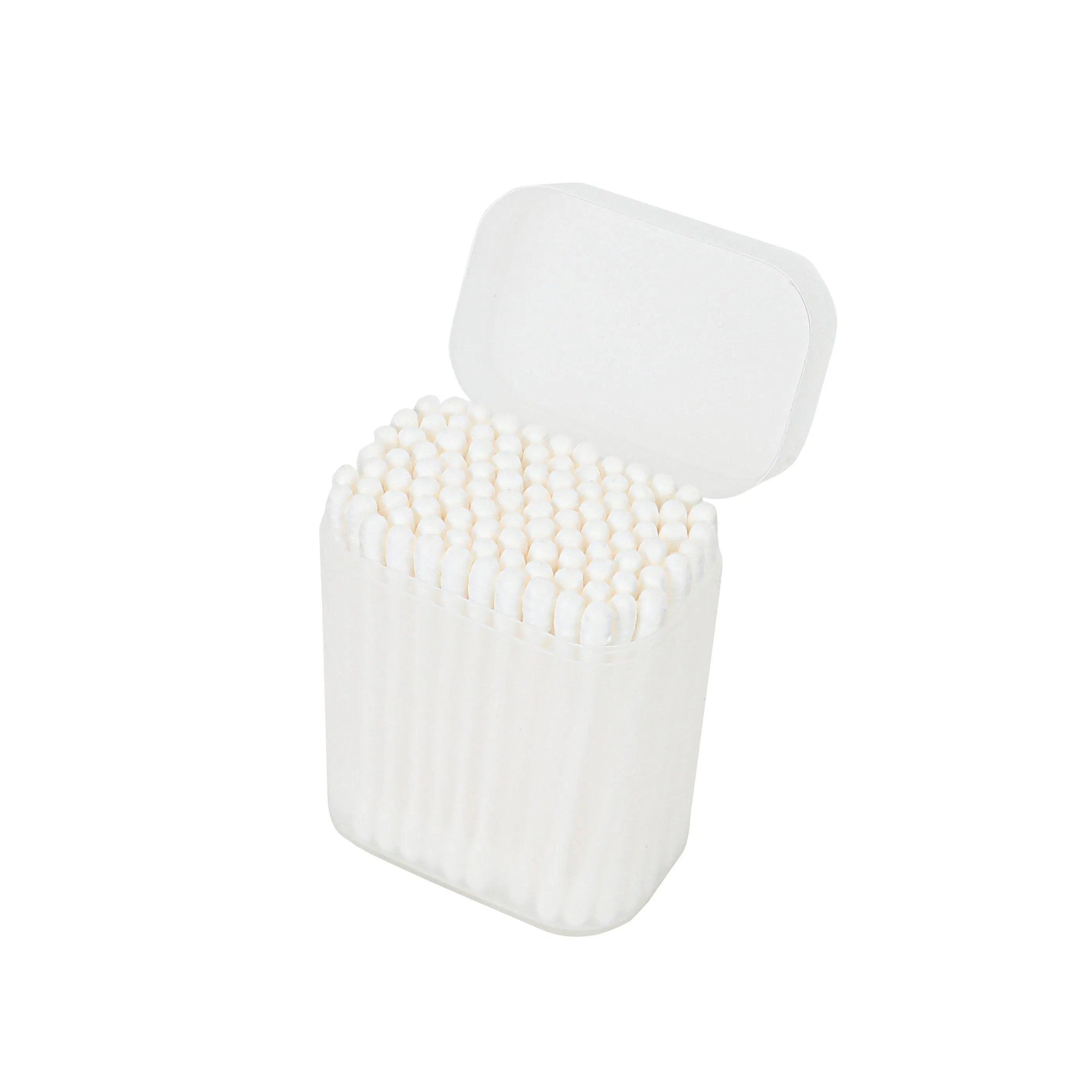 100PCS Disposable L Cotton Swabs Sterilized Plastic Stick Cotton Buds for Healthcare Use