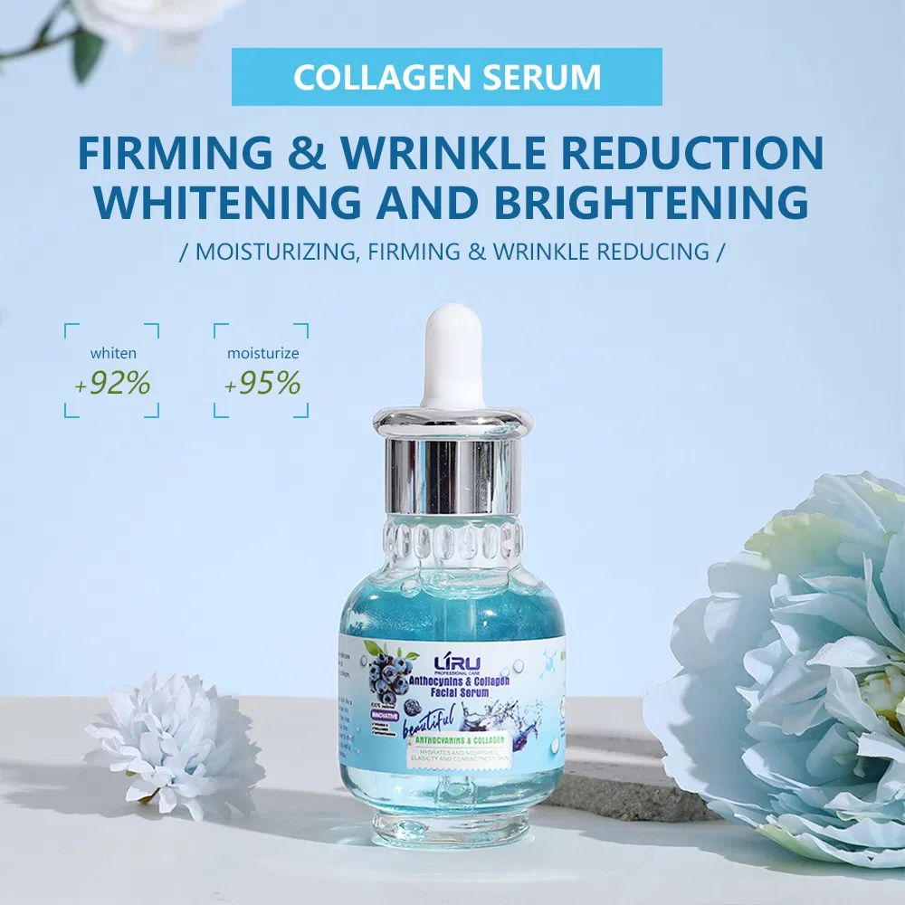 Liru Blueberry & Organic Collagen Hydration Serum Firming Face Skin Care Serum
