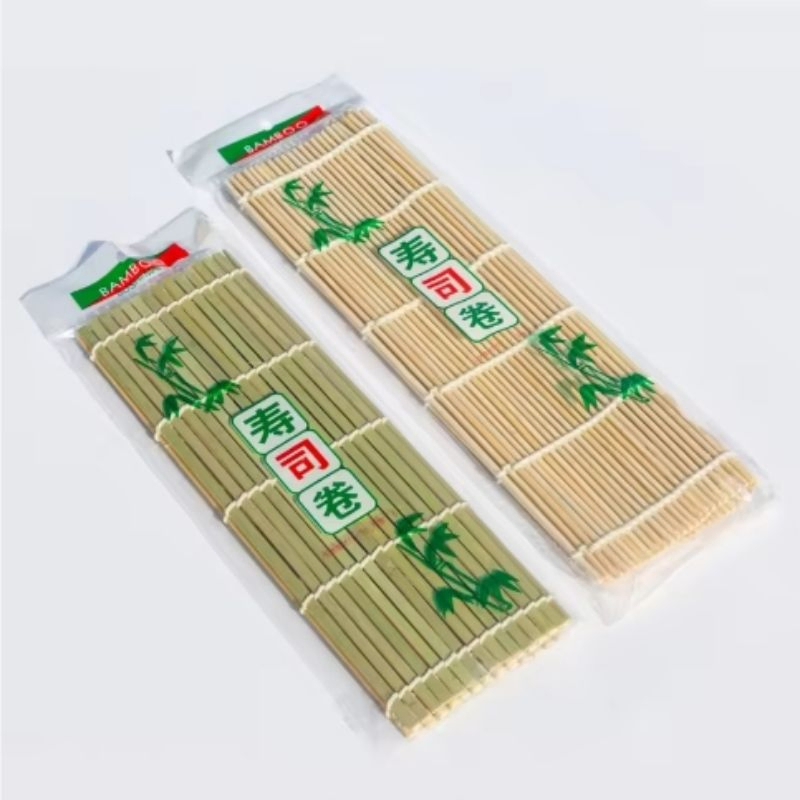 on Sale Nature Bamboo Handmade Sushi Rolling Mat for Restaurant Kitchen