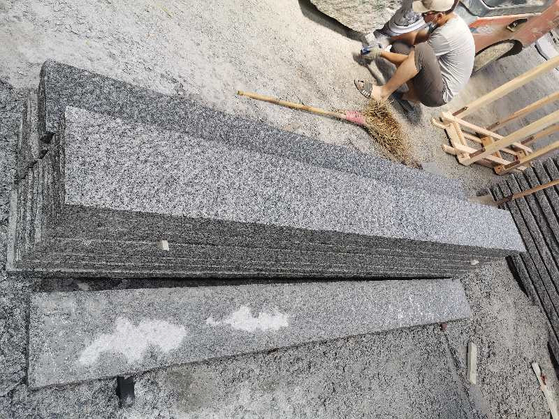 Natural stone Grey/Black G603 Granite Palisade for Garden/outdoor Landscape
