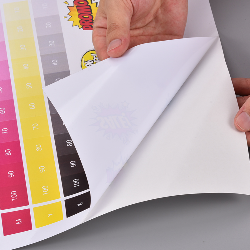 Glossy White PP Inkjet Printable Custom Adhesive Label