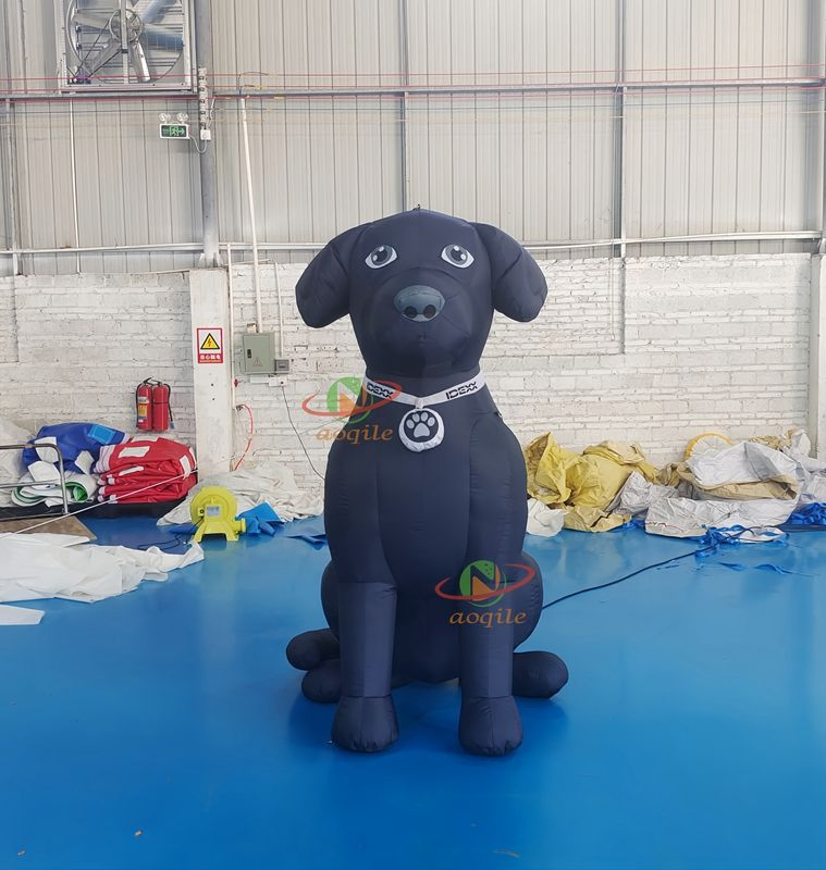 Custom Giants Inflatable Dog/Large Cartoon Inflatable Puppy Dog Model for Advertising