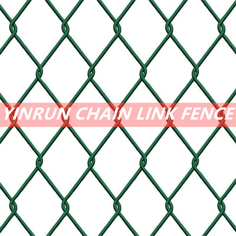 Green Powder Coated Chain Link Diamond Wire Mesh Manufacturer