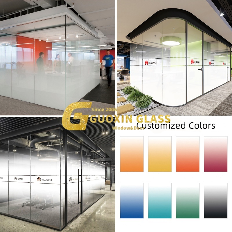 Waterproof Frosted Glass Wall Panels for Modern Workspaces