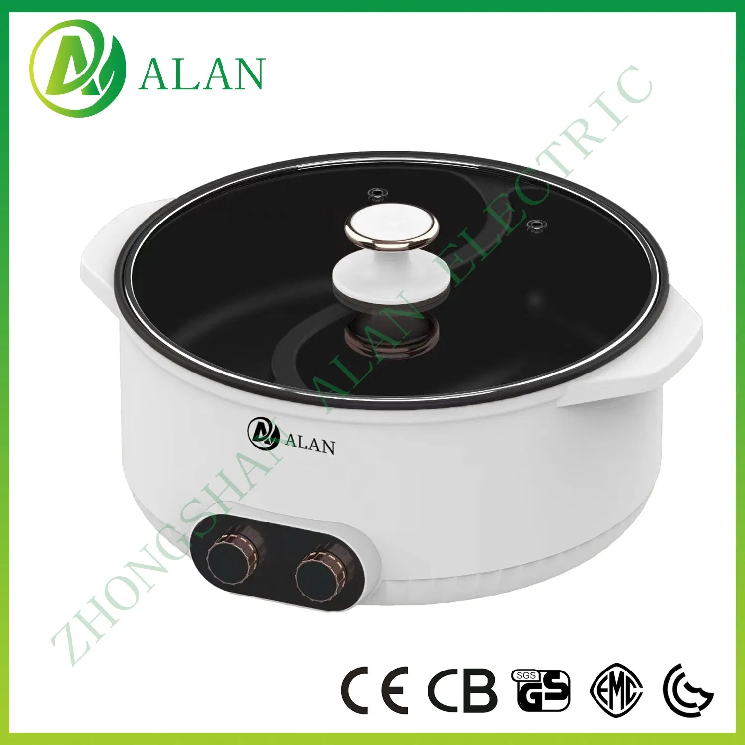China Best Top1 Private Model Electric Dual Flavor Hotpot Cooker Multi Functional Cooker