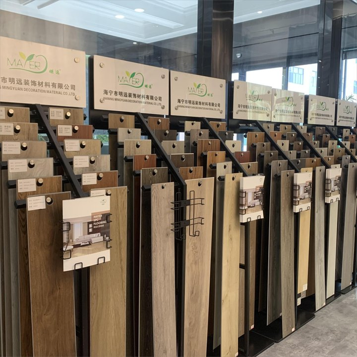 Building Material Spc Luxury Vinyl Floor Tile Wooden PVC Vinyl Floor Plank