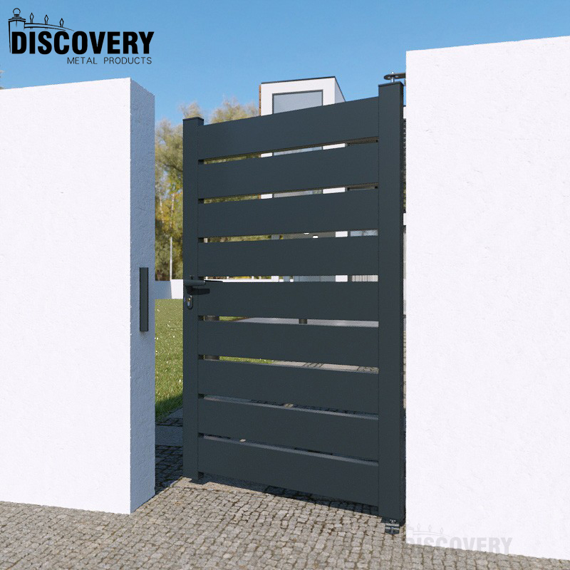 Алюминиевая распашная калитка