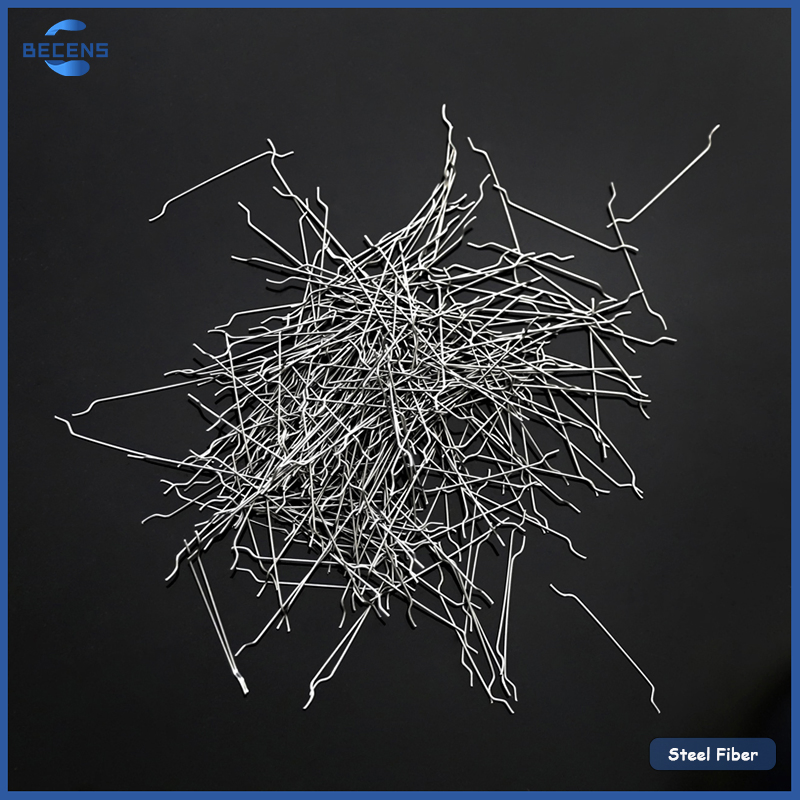Hot Sales Loose Hooked End Low Carbon Steel Fiber for Floor Pouring Concrete Reinforcement