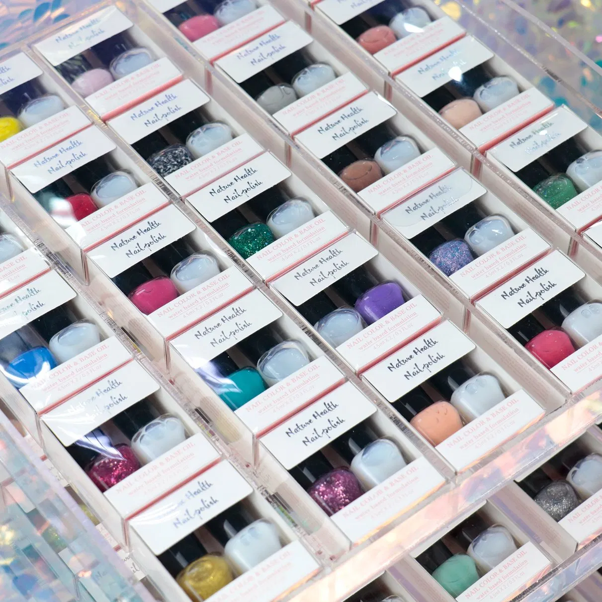 Free Sample Multi-Colors Non-Toxic Nail Polish Cosmetic Private Label