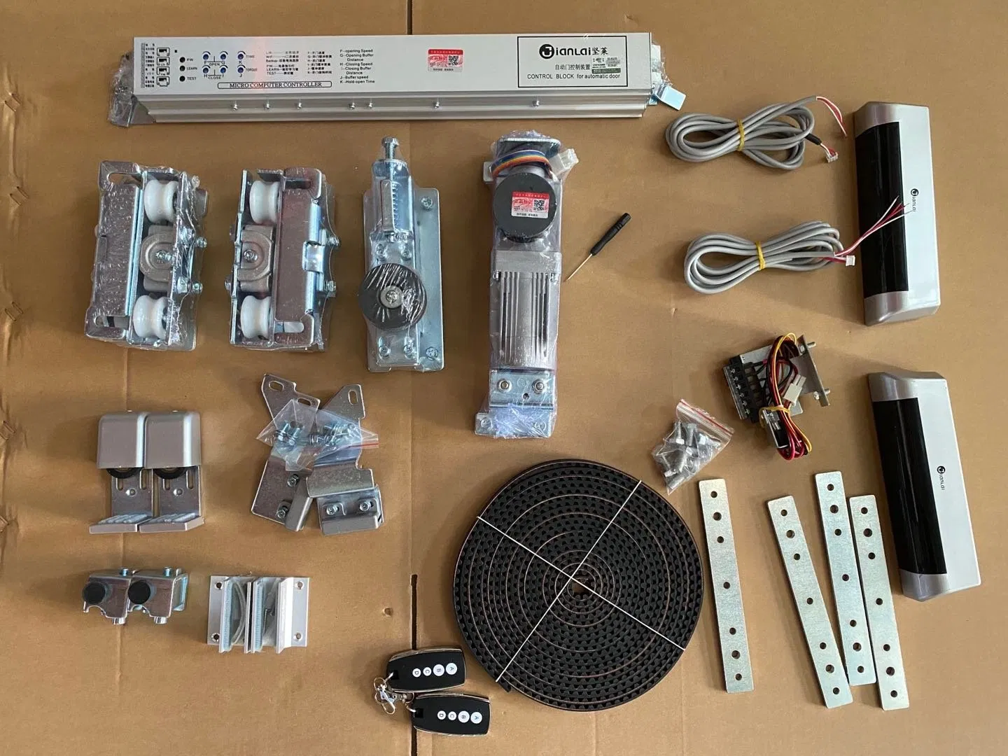 Commercial Aluminum Door System Automatic Door Operators for Sliding Gate with Tracks