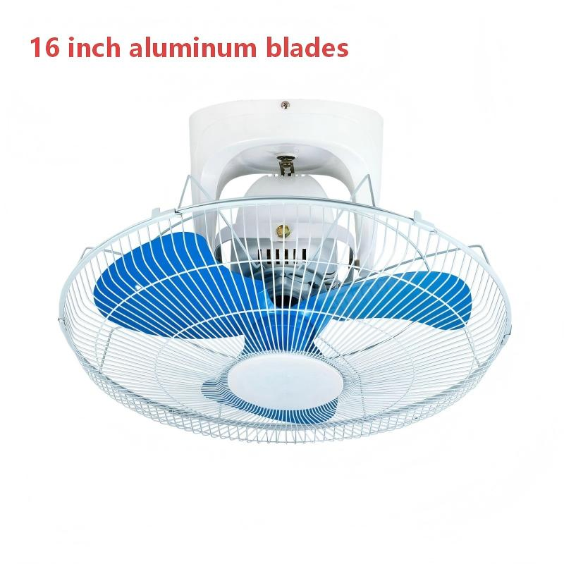 Промышленный потолочный вентилятор 16 дюймов, 55Вт, с дистанционным управлением