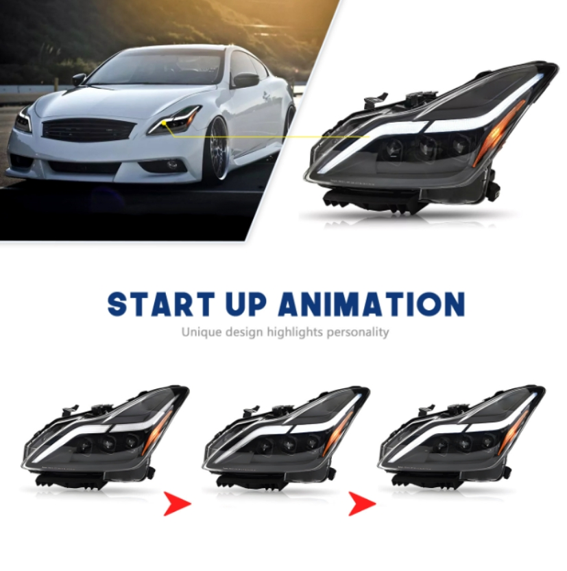 Фара головного света Infiniti G37/G25/Q40 2010-13 LED