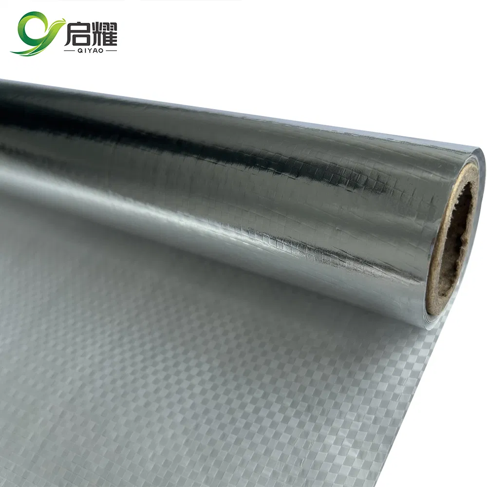 Aluminum Foil PE Woven Heat Resistant Ceiling Material Wall Wrap