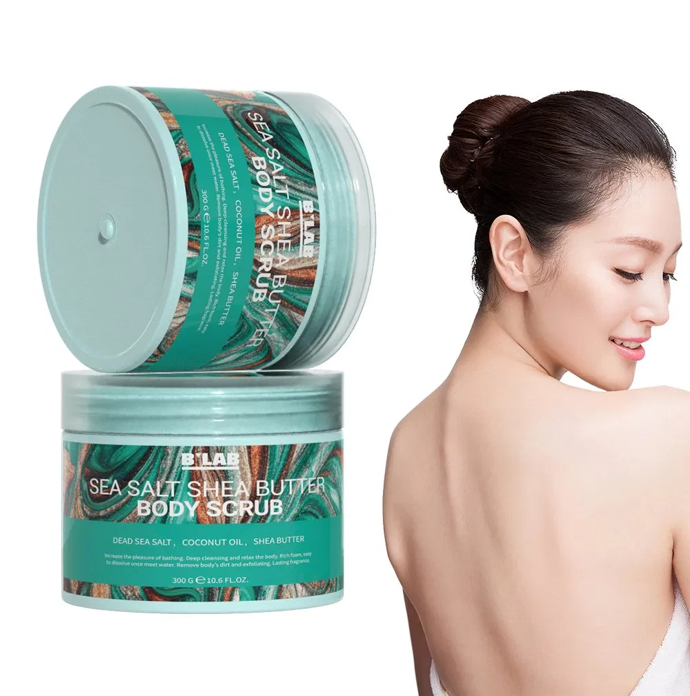 Natural Exfoliating Dead Sea Salt Scrub Nourishing Exfoliator Face Body Scrub