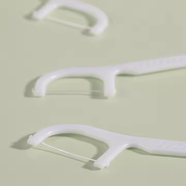 Carefully Selected Materials Bulk Eco Friendly Toothpick Dental Floss Picks Flosser