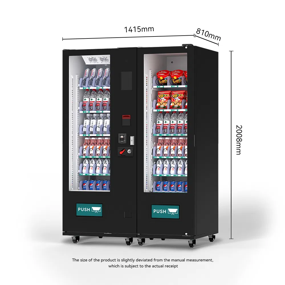 Multi Functional Fresh Drinks Fully Protection Outdoor Vending Machine