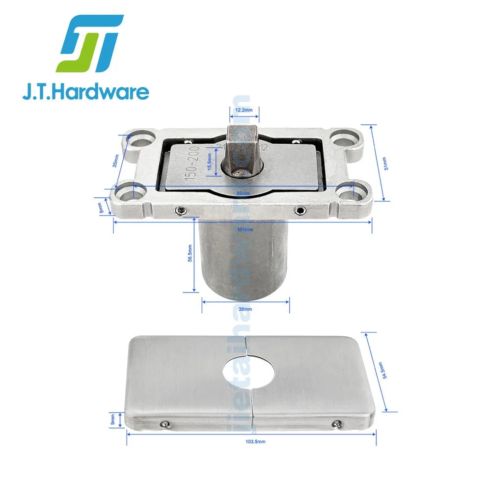 SUS 304 Stainless Steel Center Pivot Hinge Rotating Shaft