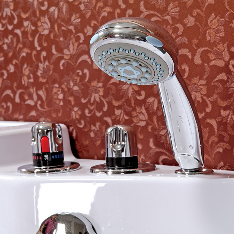 Угловая акриловая ванна с LED-подсветкой TLP-678