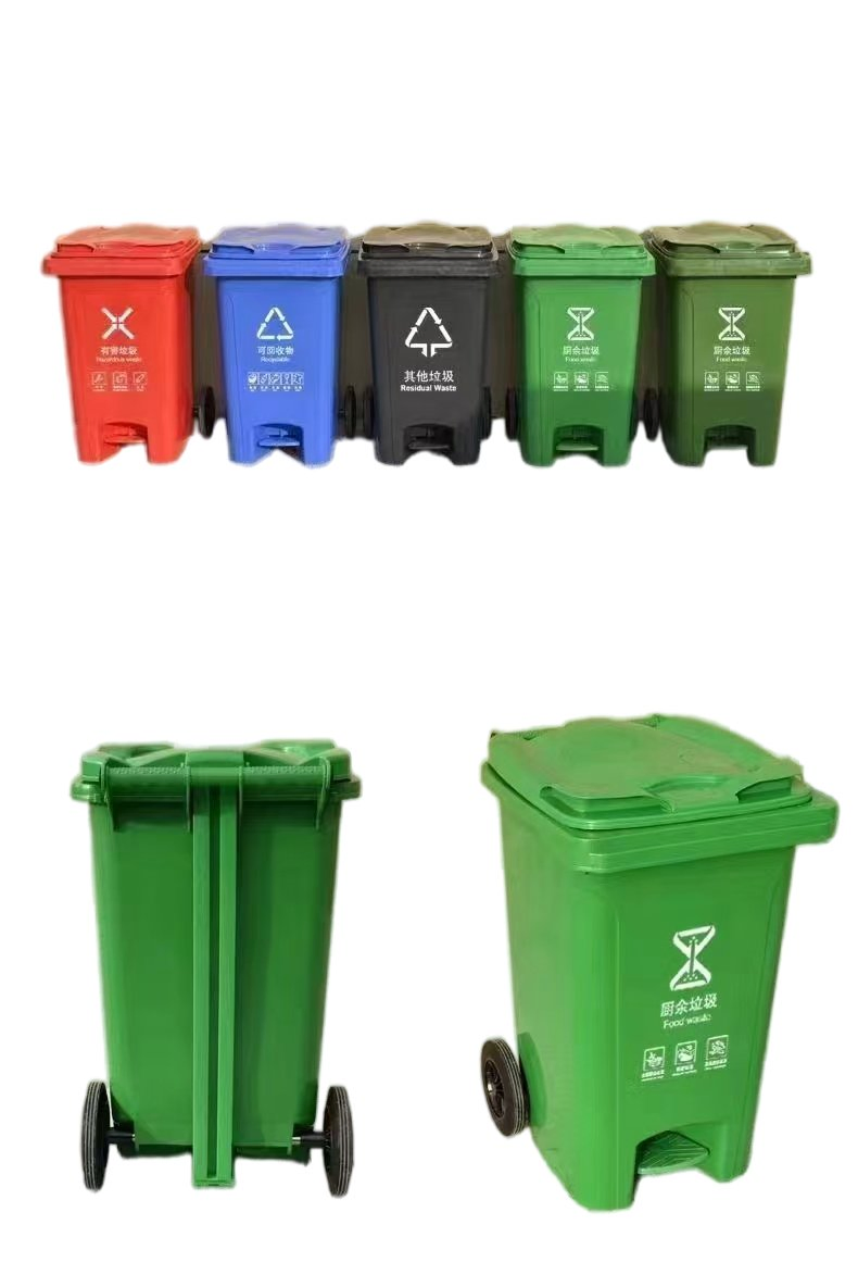 Стильное мусорное ведро на колесах для дома