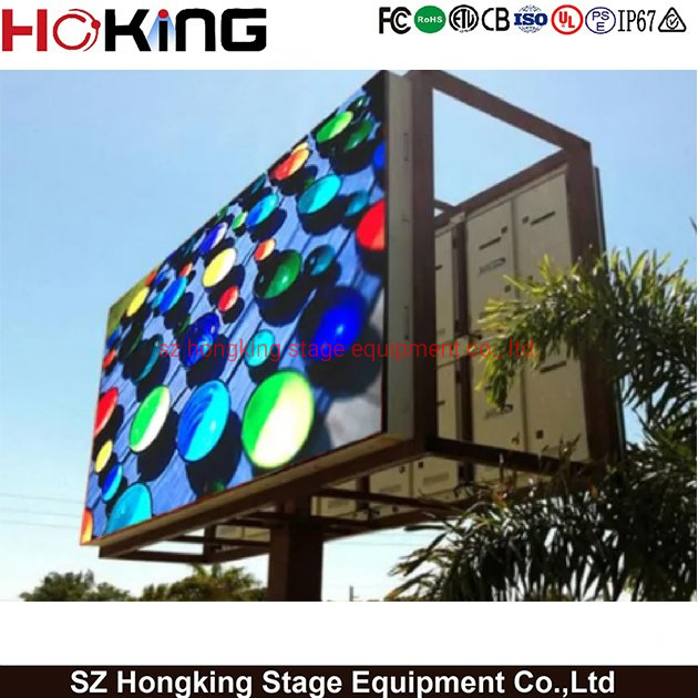 Outdoor P10 Waterproof Full Color Video Wall Advertising High Brightness Aluminum Panel LED Billboard