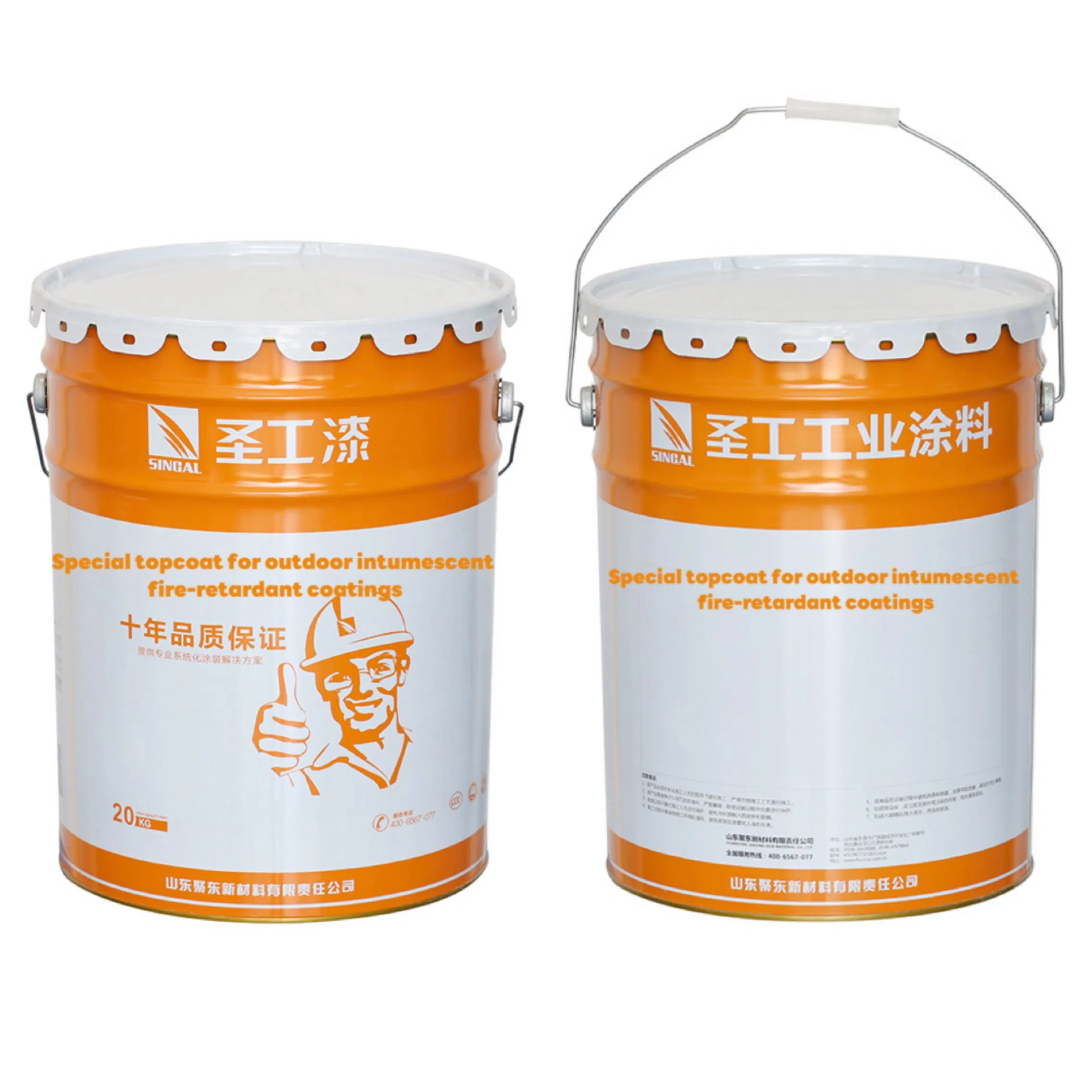 Premium Special Topcoat Single-Component for Outdoor Intumescent Fire-Retardant Fireproof Coating