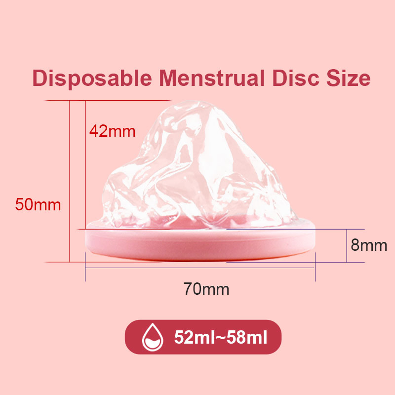 Furuize Disposable Period Discs Reduce Cramps Dryness Disposable Menstrual Disc