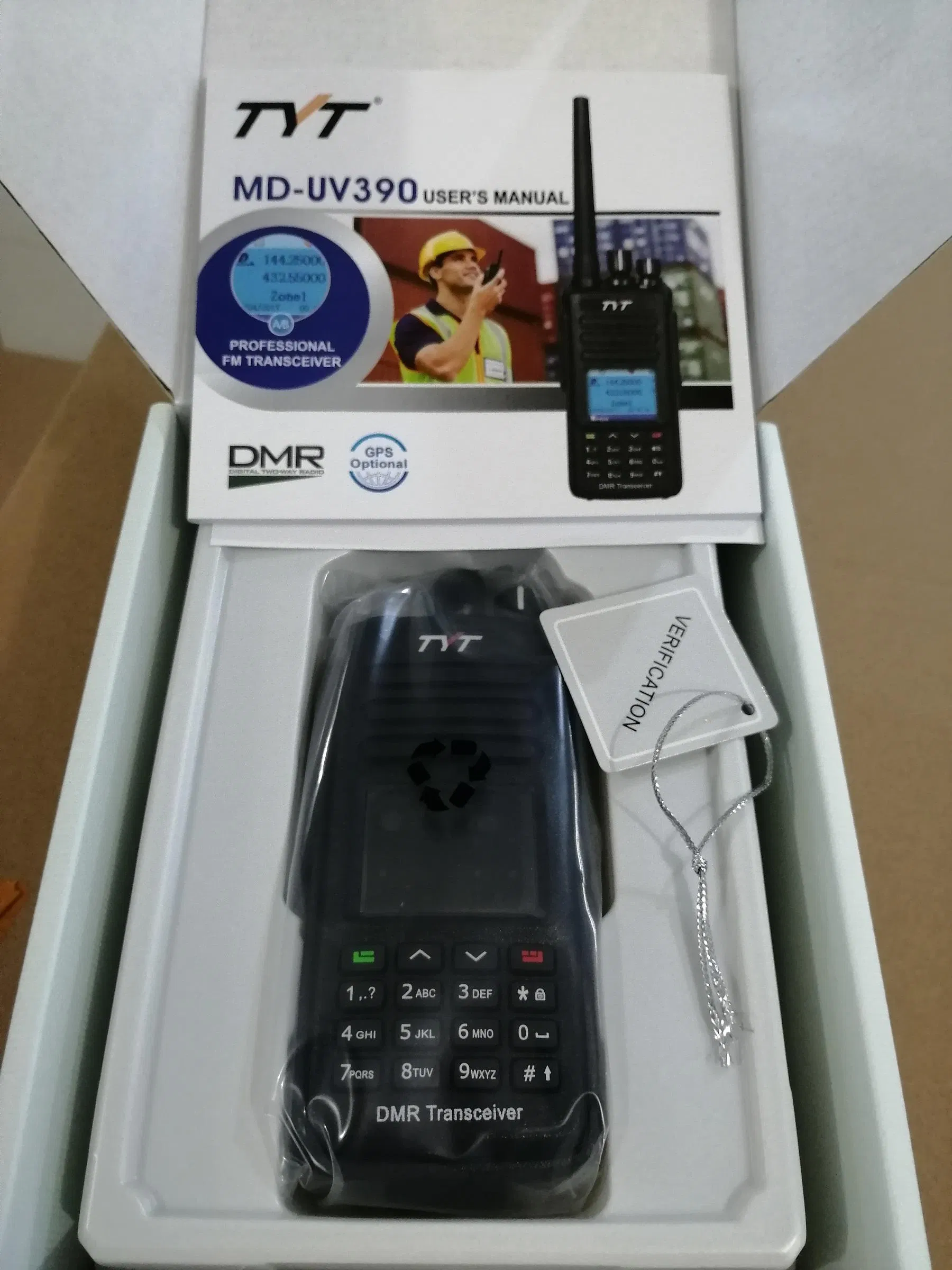 Tyt MD-UV390 IP67 Waterproofed Dual Band Dmr Transceiver Very Cheap GPS Optional