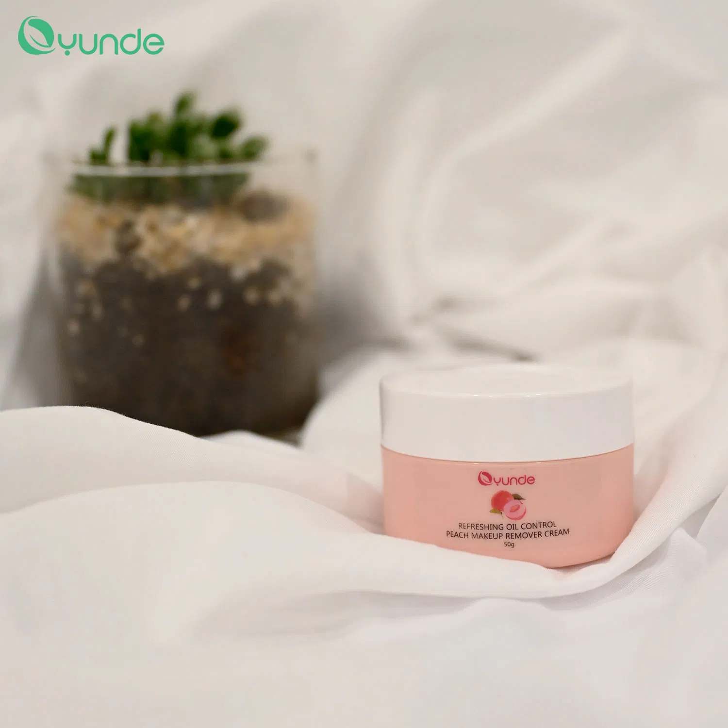 Private Label Natural Organic Plant Extraction Skin Care Peach Makeup Remover Cream