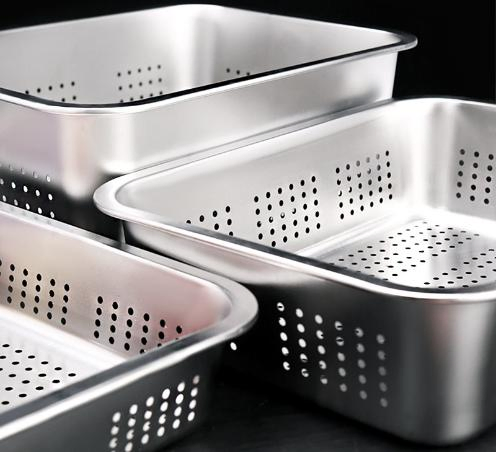 Bosom Factory Wholesale Stainless Steel Pan Tray for Meal Dinner Plate