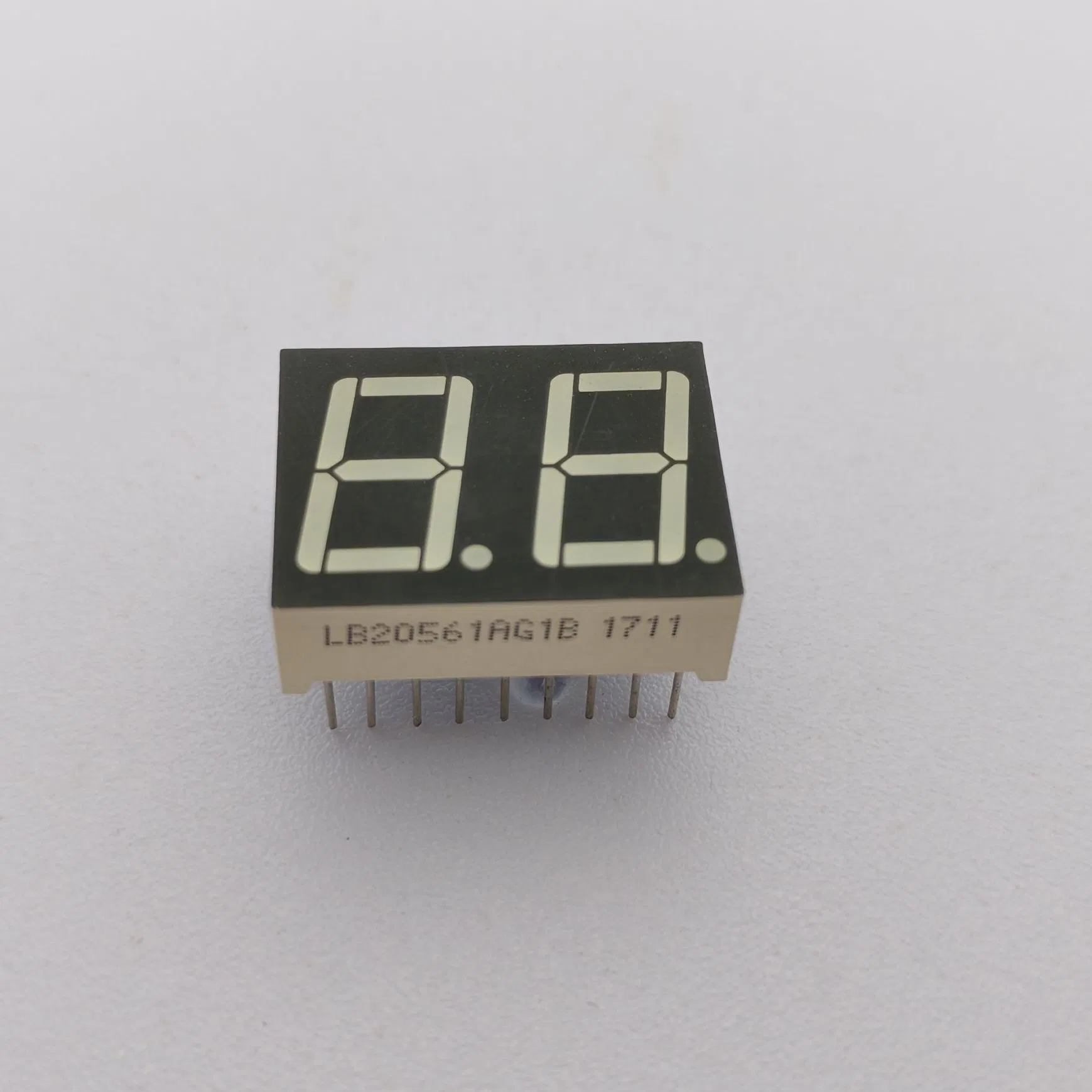 High-Visibility Green 7 Segment LED Display for Electronics Projects