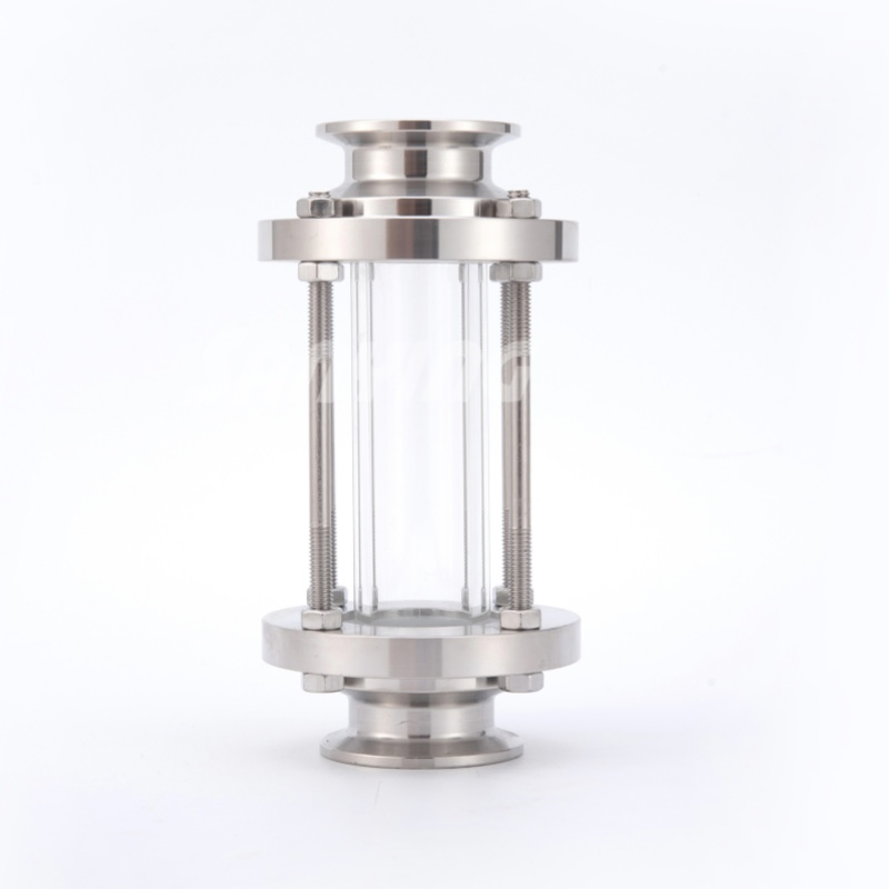 Through Stainless Steel DN25 Sanitary Fitting Tube Sight Glass