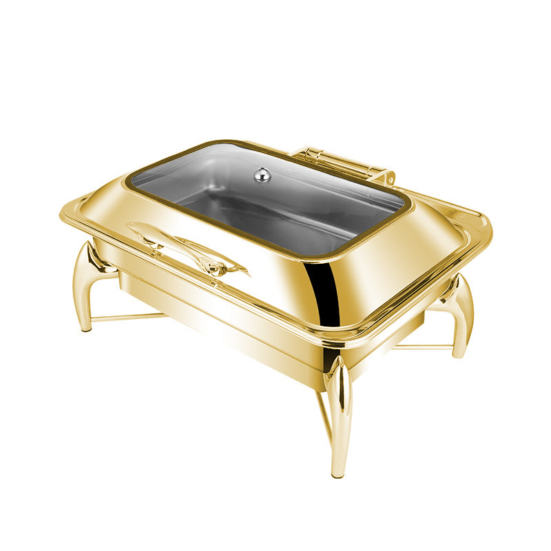 Bracket Hydraulic Rectangle Buffet Dishes-Single/Two Compartment