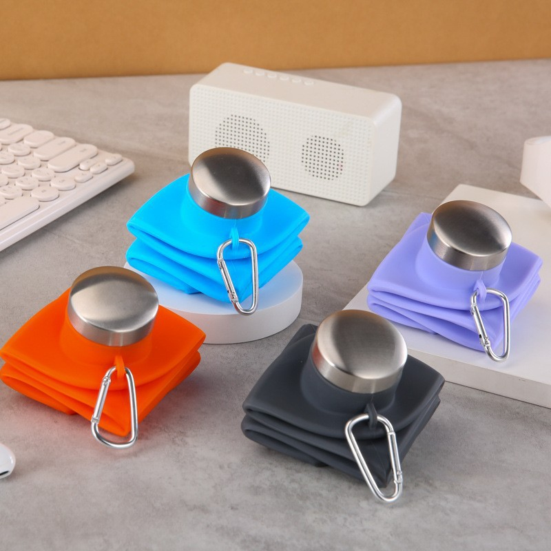 Collapsible Silicone Sports Bottle: Portable Retractable Cup for Outdoor Use