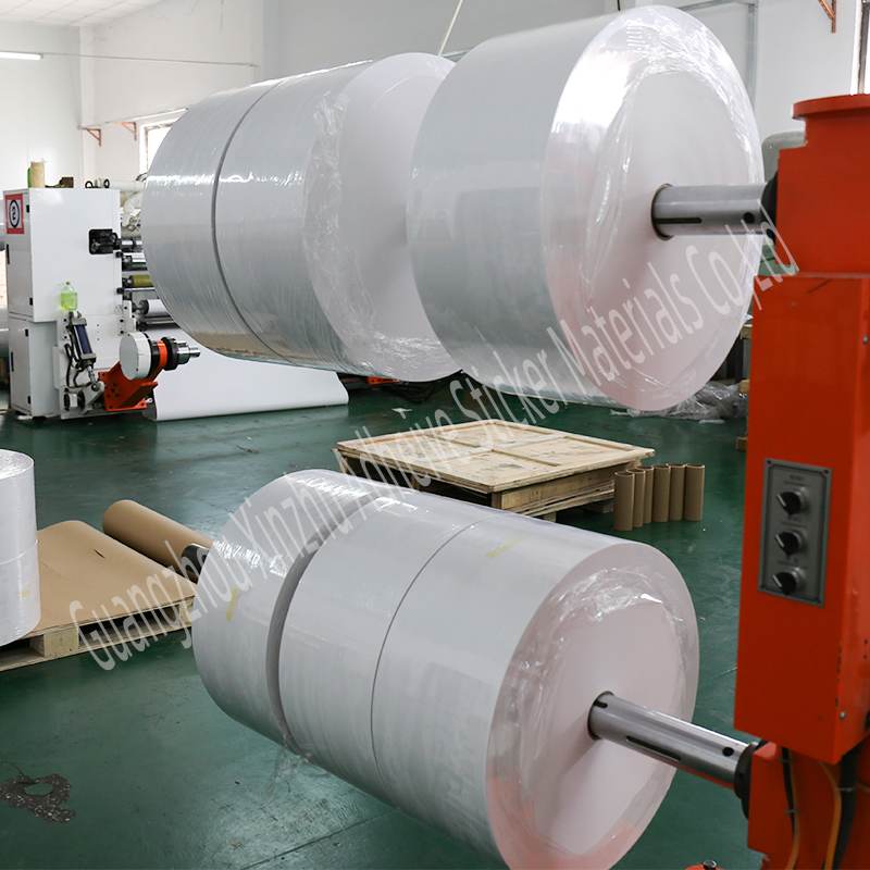 Factory Direct Sell 75# Matte Removable Synthetic Paper Sticker Material