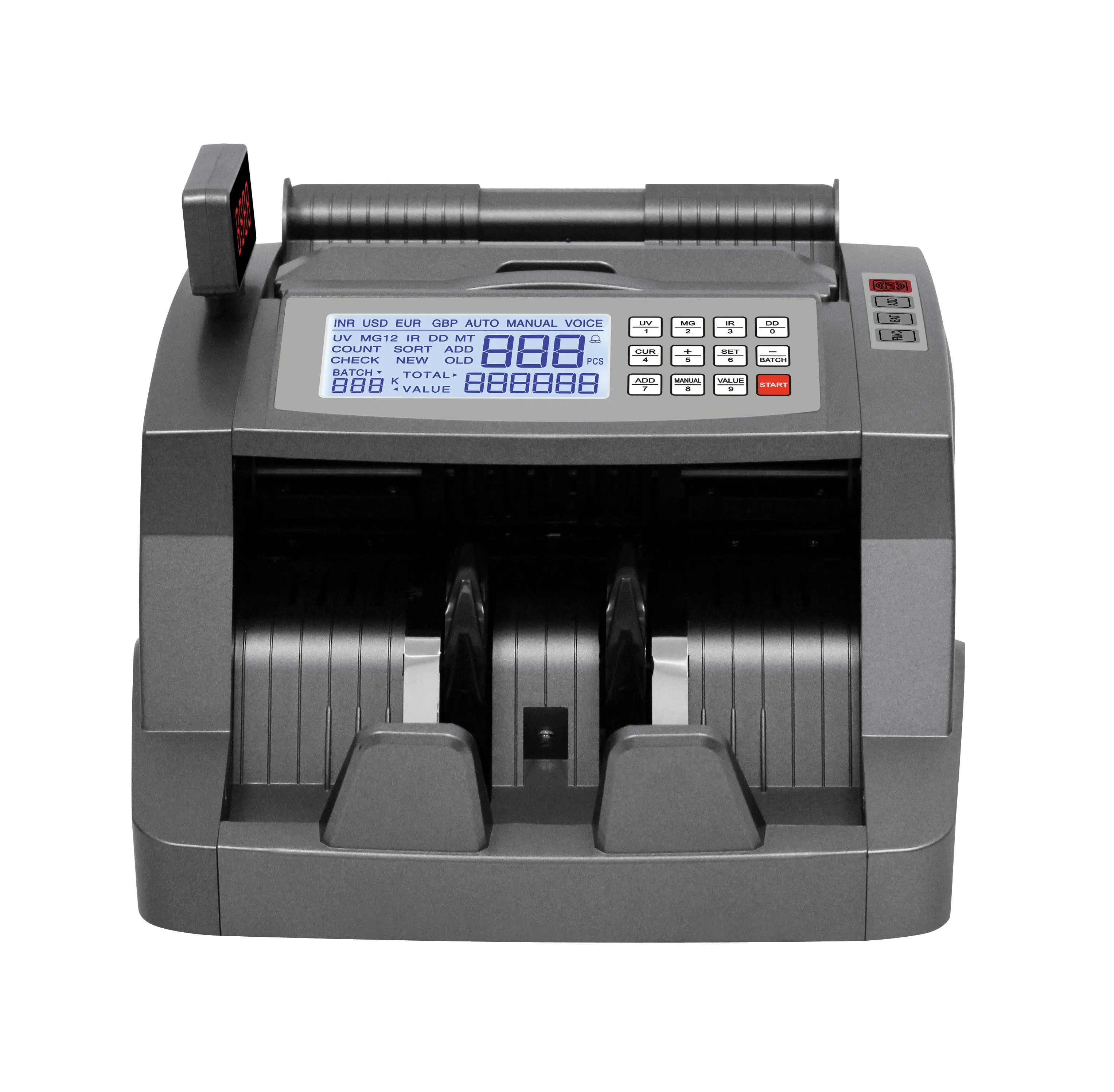 Al-6300 Money Counting Machine Mix Bill Value Money Cash Counter Euro USD Bill Counter of Bills