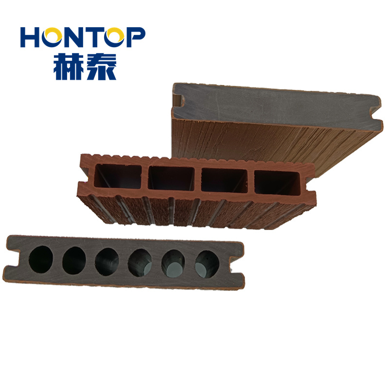 Hot Sale Outdoor Floor Wood Texture Waterproof Plastic Composite WPC Decking Deck Composite Board