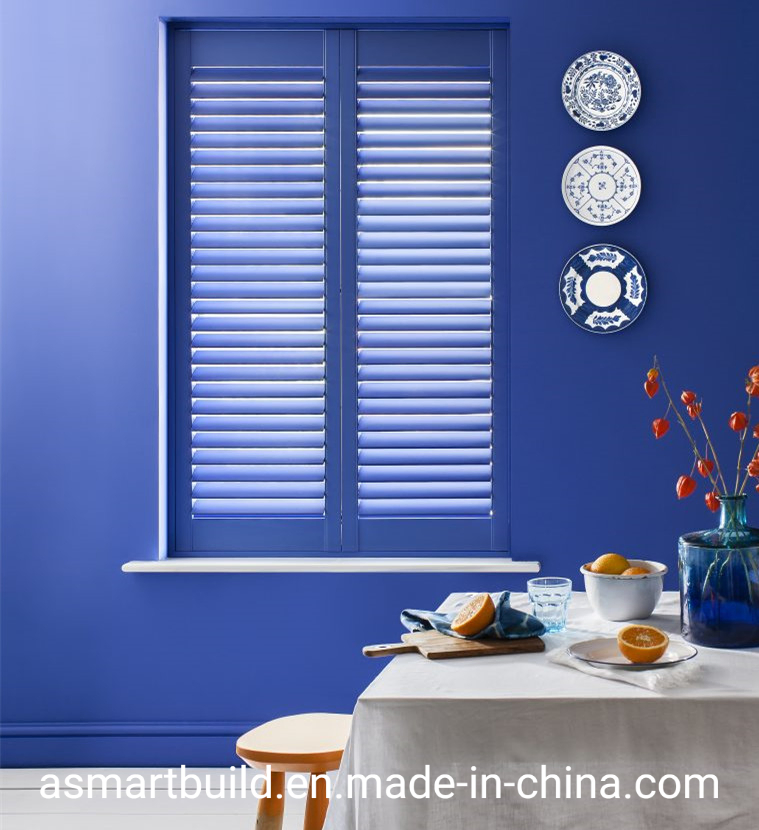 Shaped PVC Shutters/Wood Shutter/Shaped Window/Shaped Lourve Window for European Style House