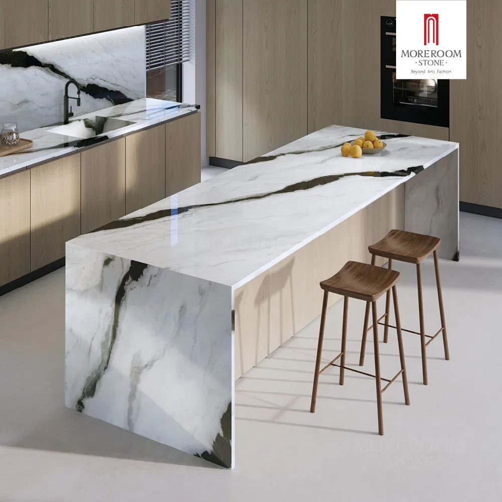 280X120 Sintered Stone Wall Panel Fast Installation Quartz Stone