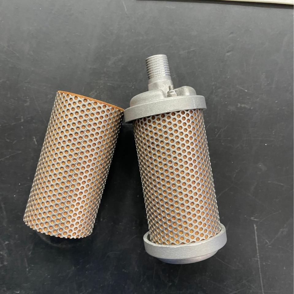 Глушитель выхлопа вакуумного насоса с осушителем воздуха