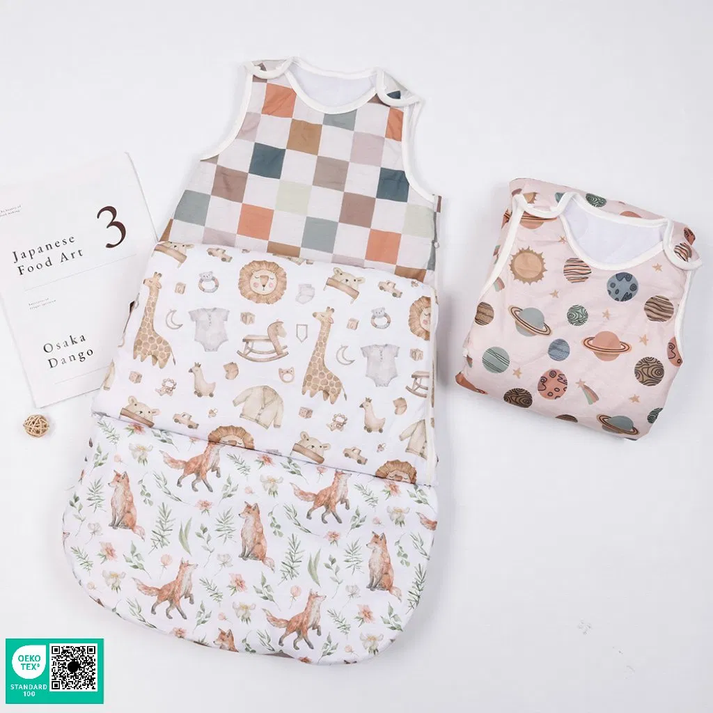 Factory Wholesale Price Children's Bamboo Baby Sleeping Bag Children Anti-Kicking Quilt
