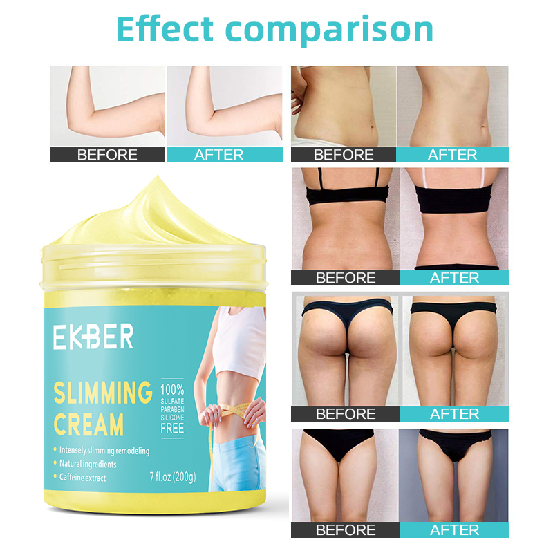 Private Label Flat Tummy Waist Ginger Cellulite Slimming Fat Burning Cream for Shaping Waist