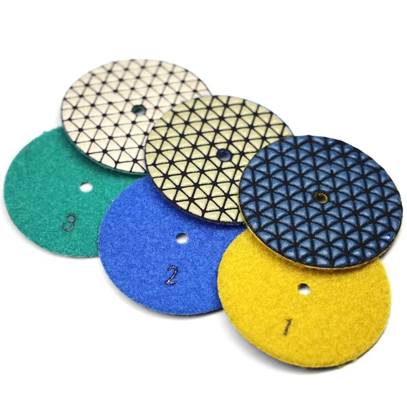 3-Step Dry Polishing Pads for Ceramic, Polishing Pads