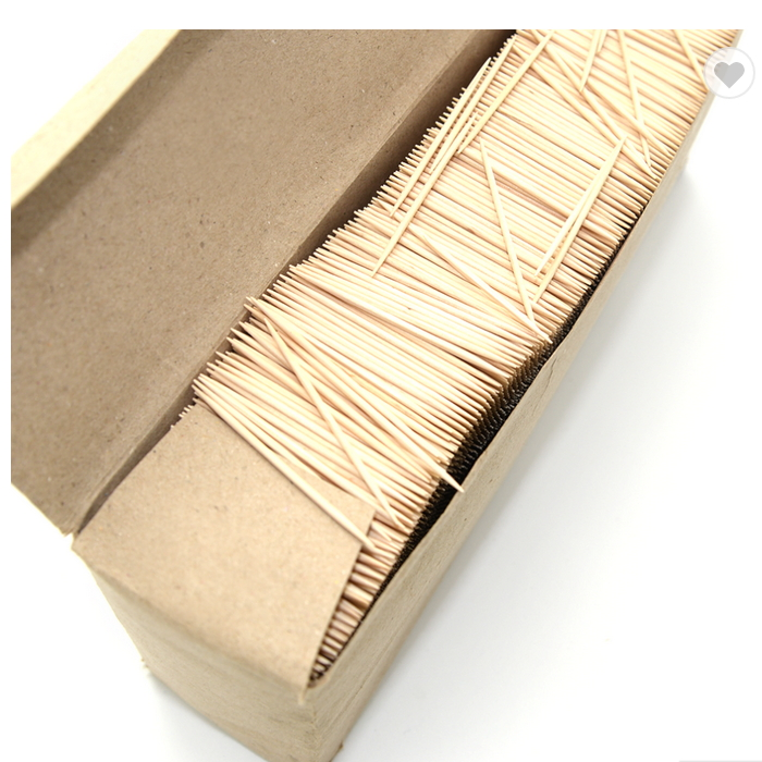 100% Birch Wood Disposable Wooden Toothpick Wjf-002