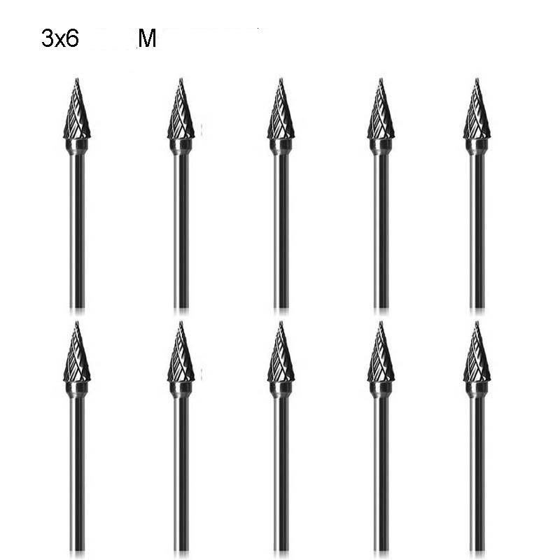 Набор фрез из карбида вольфрама для гравировки и шлифовки